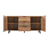 Sideboard 2 Doors 3 Drawers Buffet Storage Cabinet Cupboard TV Unit Highboard