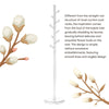 Wooden Coat Rack Freestanding Tree Stand Heavy Duty Coat Hanger Stand w/8 Hooks