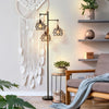 Vintage Floor Lamp Free Standing 3Head LED Bulb Light Reading Bedroom LivingRoom