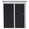 Garden Metal Shed Small House 3ftx5ft Storage House Outdoor Tool Pent Shed Lock