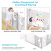 10-18 Panels Baby Playpen Foldable Kids Safety Child Play Center Yard Indoor Toy