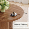 31.5" Round Dining Table for 2 Small Circle Kitchen Dinner Table for Living Room