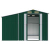 Lechnical Garden Shed Green 277x279x179 Galvanised Steel,Garden Storage W9C3
