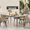 Heavy Duty Rectangular Kitchen Dining Table Breakfast Kitchen Living Room Cafe