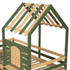 Wooden House Bed with 2 Storage Drawers & Slatted Frame 3ft Single Canopy Bed