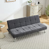 Sofa Bed Budget 3 Seater Fabric Folding Convertible Click Clack Couch Sofabed