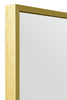 Extra Large Gold Edged Aluminium Wall Mirror 47"X31" 120 x 80cm MirrorOutlet