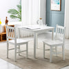 Classic Solid Wooden Dining Table and 4 or 2 Chairs Set Kitchen Home
