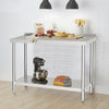 Stainless Steel Commercial Catering Table Work Bench Food Prep Kitchen Shelf UK
