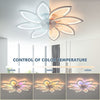 82CM LED CEILING FAN LIGHT 72W DIMMABLE CHANDELIER 6 SPEED WITH REMOTE CONTROL