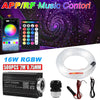 500pc Fiber Optic LED Car Home Headliner Roof Ceiling 16W RGBW Star Light Kit