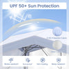 3 x 3M Pop up Canopy Tent w/ 4 Sidewalls Foldable Patio Shelter Gazebo