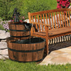 Garden Fountain 2 Floors Fountain Closed Water Circuit with Pump & Water Feature