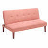 Nordic Fabric Sofa Bed Click-Clack Recliner Sleeper Chairs Settee 2 Seater Couch