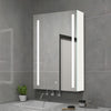 LED Bathroom Mirror Cabinet with Shaver Socket Demister Sensor Lights 600/ 700mm