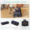 Double Japanese Floor Mattress Futon Mattress w/ Carry Bag-Black