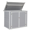 Panana Plastic Storage Shed House Tool Shed Utility Chest Shed Box 4.56x2.3f