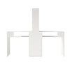 Table Makeup Dressing Station Double Desk Workstation Storage Equipment