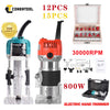 CONENTOOL 800W Palm Router Mini Hand Held Router Wood Laminator Trimmer Tool UK