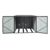 Panana Garden Storage Shed Bike Metal Pent Tool Shed House Can Put Bicycles