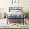 Simple Budget metal bed Single bed Frame w/Mattresses Option Bedroom Furniture