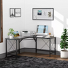 Industrial Corner Desk Large L Shaped Computer Table Home Office Workstation