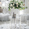 40/60/80/100CM METAL GEOMETRIC FLOWER STAND PEDESTAL TABLE CENTREPIECE WEDDING
