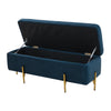 Flannel Fabric Upholstered Arm Bench Bed End Window Seat Ottoman Storage Stool
