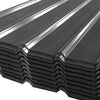 4ft x 8ft Anthracite Metal Garden Shed Free Foundation Base Storage Tool House