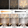 Modern Chandelier LED Lamp White Frame Ceiling Light Living Room Bedroom Lights