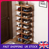 8-Tier Shoe Rack Organizer Shelf Vertical Home Storage Rack for Entryway
