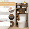 Over The Toilet Storage Cabinet Bathroom Organizer Toilet Rack-Coffee