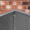 Galvanised Feed Bins Large Storage 64L 3 Compartments Metal Waterproof Outdoor