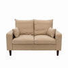 Panana Linen Fabric 2 & 3 Seater Sofa Couch with Wood Legs 3 Colours