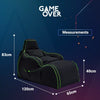 Game Over Video Gaming Bean Bag Lounger Chair High Back Adult Gamer Beanbag Seat