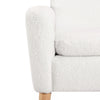 Modern Accent Chair Sherpa Fabric Upholstered Leisure Armchair Single Sofa Chair