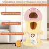 3-Level Activity Center for Indoor Cat & Kitten Cat Tree Climbing Stand