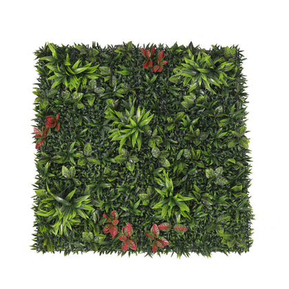 Artificial Green Wall Hedge Panel Tile Garden Event Privacy Screening 100x100cm