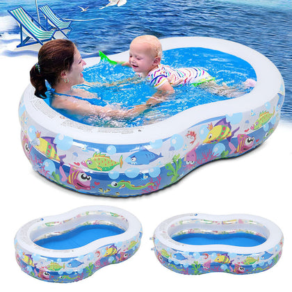 Large Family Swimming Pool Garden Outdoor Summer Inflatable Kids Paddling Pools