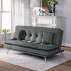 3 Seater Sofabed Recliner Velvet Sofa Bed Double Sleeper Couch Settee w/Cushions