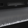 White 36in Electric Fire Electric Fireplace w/ 70in TV Cabinet Unit with Remote
