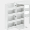 Corner Dressing Table Desk Cupbpard Workstation Foldable Shelf Storage Display