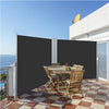 3-6M Double Side Awning Wall Retractable Side Sunshade Windscreen Privacy Screen
