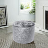 Velvet Round Ottoman Stool Sofa Padded Pouffe Foot Stool Dressing Table Chair