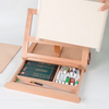 A4 Wooden Table Top Box Easel Artist Drawing Board Adjustable Angle With Drawer