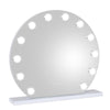 Round Hollywood Vanity Mirror LED 50cm Dimmable Touch Make up Mirror with USB
