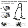 Motorbike Motorcycle Front fork & Rear Wheel Vee Paddock Stand Set for Bobbins.