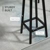 6 Piece Industrial Bar Table Set 2 Kitchen Breakfast 4 Stools Grey Chair Seat