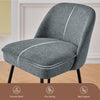 2X Breakfast Bar Stools Thickened Pad Linen Dining Chairs for Counter Kitchen