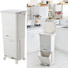 Plastic Flip Top Bin Waste 42L Rubbish Dust Bins Home Kitchen Office on Wheels